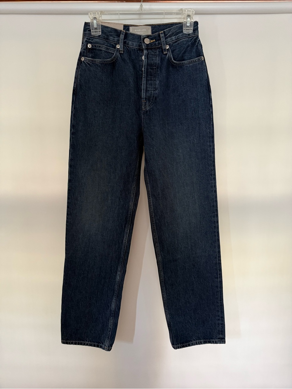 Everlane Way High Jeans in Indigo Wash, size 24 L New!
